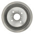 18B445 by ACDELCO - Brake Drum - Rear, Turned, Cast Iron, Regular, Plain Cooling Fins