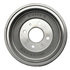 18B546 by ACDELCO - Brake Drum - Rear, 4 Bolt Holes, Cast Iron, Plain Cooling Fins