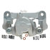 18FR2144 by ACDELCO - Disc Brake Caliper - Natural, Semi-Loaded, Floating, Uncoated, Performance Grade
