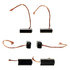E731 by ACDELCO - Alternator Brush Set - 0.19" Thickness and 1.88" Wiring Harness