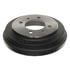 ACDelco 18B243 Brake Drum Brake Drum - Rear, Turned, Cast Iron, Regular, Plain Cooling Fins