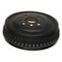 18B3 by ACDELCO - Brake Drum - Rear, Turned, Cast Iron, Regular, Finned Cooling Fins