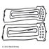 036-1510 by BECK ARNLEY - VALVE COVER GASKET SET