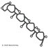 037-6103 by BECK ARNLEY - INTAKE MANIFOLD GASKET