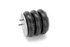 TR8042 by TORQUE PARTS - Suspension Air Spring - Triple Convoluted, 4.55 in. Compressed Height