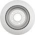 18A81214AC by ACDELCO - Disc Brake Rotor - Coated, Plain Vented, Front Passenger Side