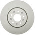 18A82033AC by ACDELCO - Disc Brake Rotor - 5 Lug Holes, Coated, Plain Vented, Front Brake