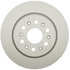 18A82060AC by ACDELCO - Disc Brake Rotor - Rear, Coated, Plain, Conventional, Cast Iron