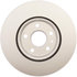 18A82455AC by ACDELCO - Disc Brake Rotor - 5 Lug Holes, Cast Iron, Coated, Plain Vented, Front