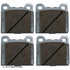 085-0407 by BECK ARNLEY - PREMIUM ASM BRAKE PADS