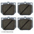 085-1175 by BECK ARNLEY - PREMIUM ASM BRAKE PADS