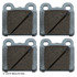 085-0654 by BECK ARNLEY - PREMIUM ASM BRAKE PADS