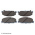 085-1252 by BECK ARNLEY - PREMIUM ASM BRAKE PADS