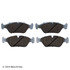 085-1233 by BECK ARNLEY - PREMIUM ASM BRAKE PADS