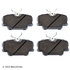 085-1236 by BECK ARNLEY - PREMIUM ASM BRAKE PADS