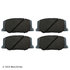 085-1334 by BECK ARNLEY - PREMIUM ASM BRAKE PADS