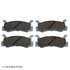 085-1284 by BECK ARNLEY - PREMIUM ASM BRAKE PADS