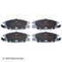 085-1360 by BECK ARNLEY - PREMIUM ASM BRAKE PADS