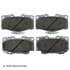 085-1391 by BECK ARNLEY - PREMIUM ASM BRAKE PADS