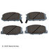 085-1417 by BECK ARNLEY - PREMIUM ASM BRAKE PADS