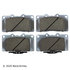 085-1418 by BECK ARNLEY - PREMIUM ASM BRAKE PADS