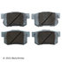 085-1498 by BECK ARNLEY - PREMIUM ASM BRAKE PADS