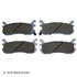 085-1505 by BECK ARNLEY - PREMIUM ASM BRAKE PADS