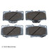 085-1521 by BECK ARNLEY - PREMIUM ASM BRAKE PADS