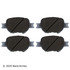 085-1620 by BECK ARNLEY - PREMIUM ASM BRAKE PADS