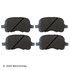 085-1553 by BECK ARNLEY - PREMIUM ASM BRAKE PADS