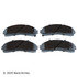 085-1556 by BECK ARNLEY - PREMIUM ASM BRAKE PADS