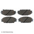 085-1639 by BECK ARNLEY - PREMIUM ASM BRAKE PADS