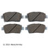 085-1621 by BECK ARNLEY - PREMIUM ASM BRAKE PADS