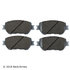 085-1657 by BECK ARNLEY - PREMIUM ASM BRAKE PADS