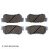 085-1672 by BECK ARNLEY - PREMIUM ASM BRAKE PADS