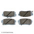 085-1663 by BECK ARNLEY - PREMIUM ASM BRAKE PADS