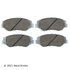 085-1698 by BECK ARNLEY - PREMIUM ASM BRAKE PADS