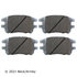 085-1699 by BECK ARNLEY - PREMIUM ASM BRAKE PADS