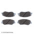 085-1692 by BECK ARNLEY - PREMIUM ASM BRAKE PADS