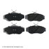 085-1587 by BECK ARNLEY - PREMIUM ASM BRAKE PADS