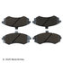 085-1707 by BECK ARNLEY - PREMIUM ASM BRAKE PADS