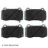 085-1705 by BECK ARNLEY - PREMIUM ASM BRAKE PADS