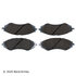 085-1728 by BECK ARNLEY - PREMIUM ASM BRAKE PADS