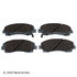 085-1722 by BECK ARNLEY - PREMIUM ASM BRAKE PADS