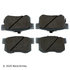 085-1733 by BECK ARNLEY - PREMIUM ASM BRAKE PADS