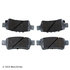 085-1734 by BECK ARNLEY - PREMIUM ASM BRAKE PADS