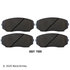 085-1748 by BECK ARNLEY - PREMIUM ASM BRAKE PADS