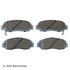 085-1757 by BECK ARNLEY - PREMIUM ASM BRAKE PADS