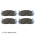 085-1758 by BECK ARNLEY - PREMIUM ASM BRAKE PADS