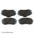 085-1784 by BECK ARNLEY - PREMIUM ASM BRAKE PADS